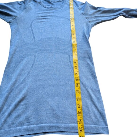 Lululemon Run: Swiftly Tech Long Sleeve Limitless Blue Rel: 1/13 Women's size 4 - Picture 15 of 16